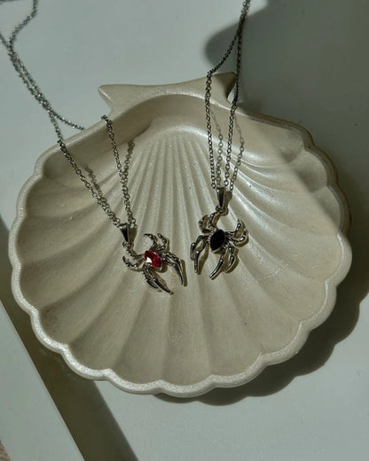 Spiderman & Women Matching Pendant