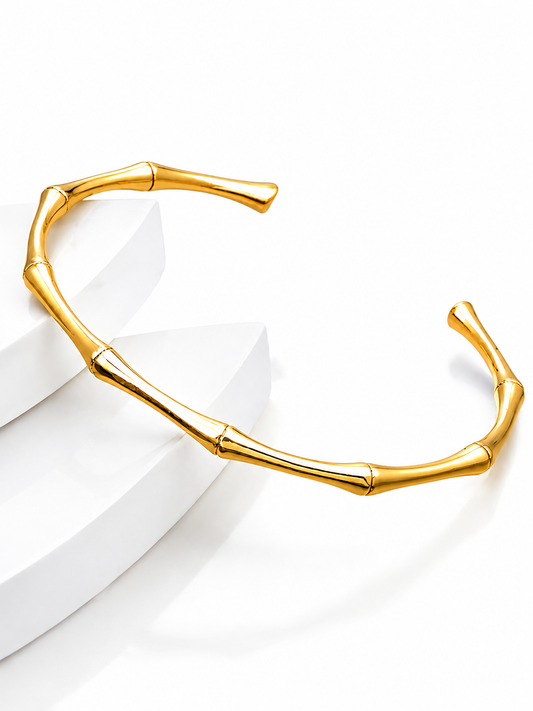 Women Gold-Plated Cuff Bracelet